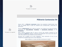 Tablet Screenshot of platrerie-cantenoise.com